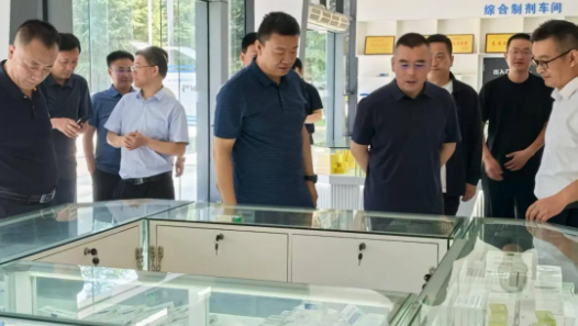 甘肃省药品监督管理局党组书记、局长吉永锋到独一味制药考察调研 助力企业高质量发展